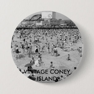 CONEY ISLAND-BUTTON RONDE BUTTON 7,6 CM
