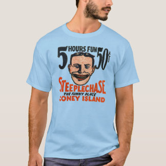  Coney Island Funny Face Design T-shirt