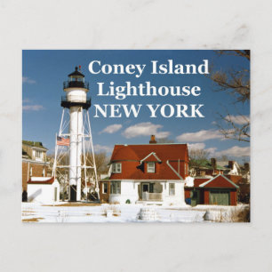 Coney Island Lighthouse, New York Briefkaart