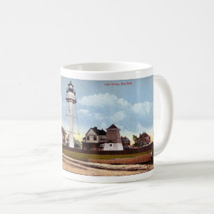Coney Island Lighthouse, New York Postcard Mug