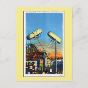 Coney Island loop-o-lane Briefkaart
