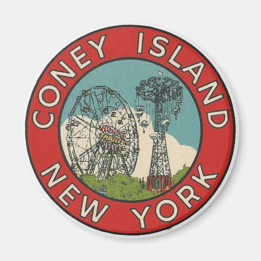 Coney Island, New York Magnet (Devant)
