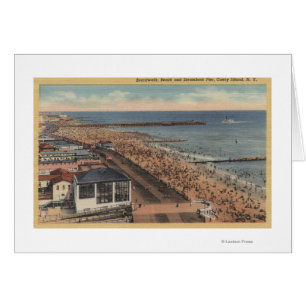 Coney Island, New York - promenade, plage