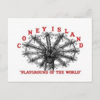 Coney Island New York - Speelplaats van de wereld Briefkaart