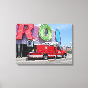 Coney Island, New York, Verenigde Staten Canvas Afdruk