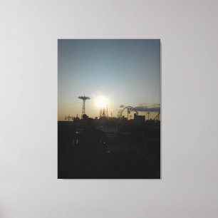 Coney Island, New York, Verenigde Staten Canvas Afdruk