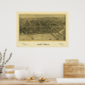 Coney Island NY 1906, Old Print (Keuken)