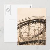 Coney Island Roller Onderzetter Briefkaart (Voorkant / Achterkant)