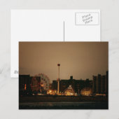 Coney Island 's nachts Briefkaart (Voorkant / Achterkant)