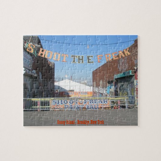 Coney Island Shoot the Freak Puzzle Legpuzzel (Horizontaal)