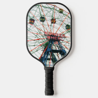 Coney Island Wonder Wheel Brooklyn New York City Pickleball Paddle