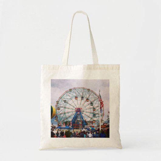 Coney Island Wonder Wheel Tote Bag (Voorkant)