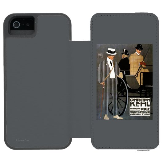 Confection Kehl Gentlemen Clothing Incipio iPhone Portemonnee Hoesje (Agenda Open)