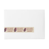 confectionner 4 mini étiquettes de bonbons à parti (Devant)