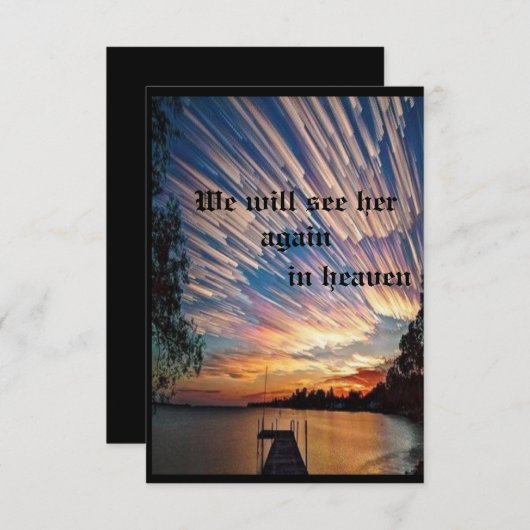 confectionnez vos propres cartes de voeux (Devant / Derrière)