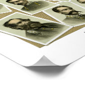 Confederale bevelhebbers van de burgeroorlog poster (Hoek)