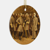 Confederate Generaal Robert E. Lee en zijn General Keramisch Ornament (Rechts)