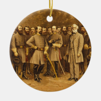 Confederate Generaal Robert E. Lee en zijn General Keramisch Ornament