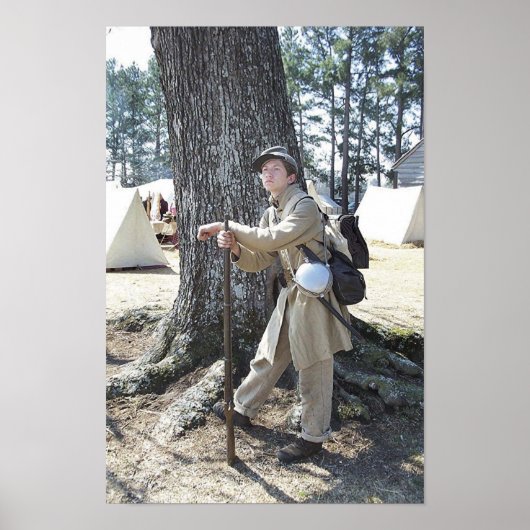 Confederate Soilder Poster (Voorkant)