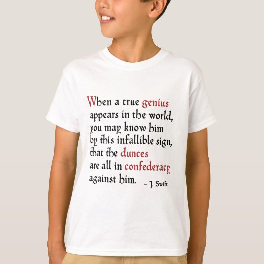 Confederatie van Dunces T-shirt (Voorkant)