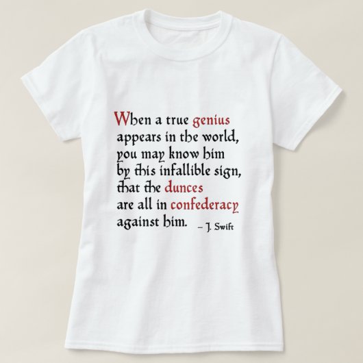 Confederatie van Dunces T-shirt (Design voorkant)