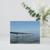 Confederation bridge briefkaart (Staand voorkant)