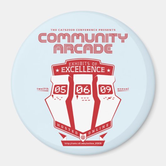 Conférence CATS2009 / Magnet rond (Devant)