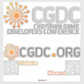 Conférence CGDC - Sticker Vinyl (Feuille)