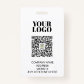 Conference Lanyard Badge Custom STAFF ID (Achterkant)