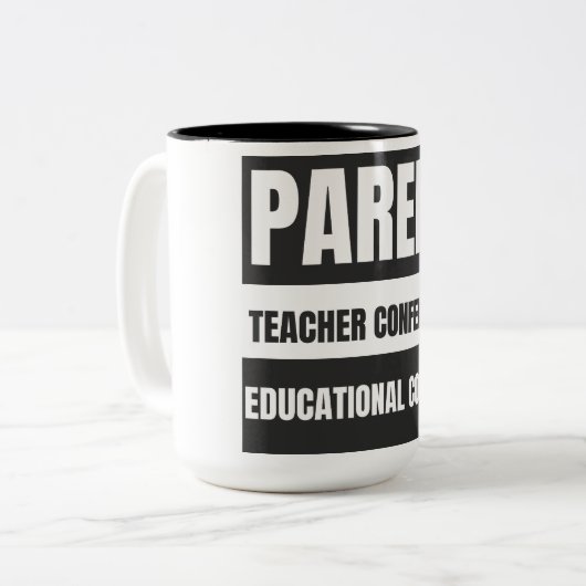 Conférences Parent Teacher Mug (Devant gauche)