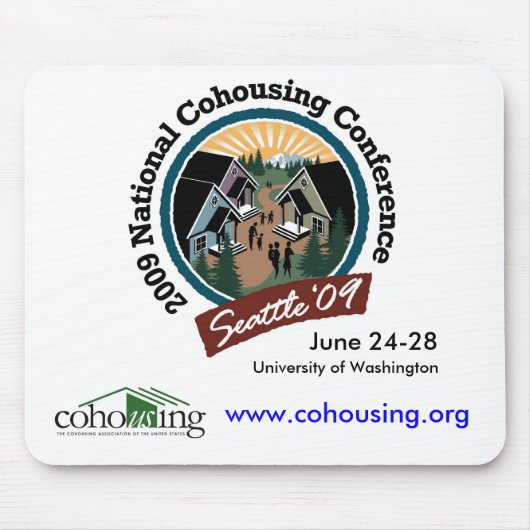 Conferentie van Mousepad in 2009 Muismat (Voorkant)