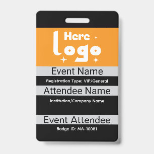 Conferentiedeelnemersnaam personaliseren badge