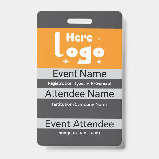 Conferentiedeelnemersnaam personaliseren badge