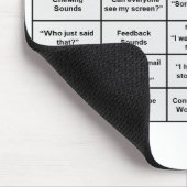 Conferentiegesprek Bingo Mousepad Muismat (Hoek)