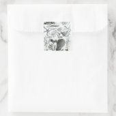 Conferra Fucus Vierkante Sticker (Tas)