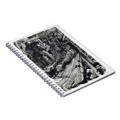 "Confess!", india inkttekening Notitieboek (Rechterzijde)