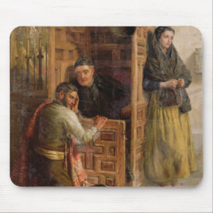 Confession, 1862 (olie op canvas) muismat
