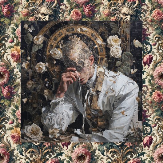 Confessions of a Monocle Maker — Gothic Surreal Canvas Afdruk