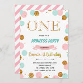 Confetti à la menthe rousse 1ère carte d'anniversa (Devant / Derrière)