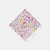 Confetti Abstract Paars Servet (Hoek)