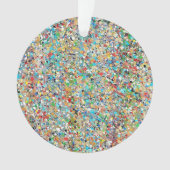 Confetti Acryl Ornament (voorkant)