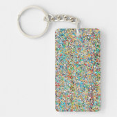 Confetti Acryl Sleutelhanger (Voorkant)