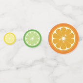 Confetti au citron et citron vert orange (Derrière)