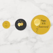 Confetti aux ballons d'or du 50e anniversaire (Derrière)