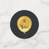 Confetti aux ballons d'or du 50e anniversaire (Petit recto)
