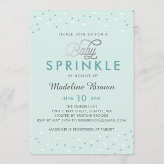 Confetti Baby Sprinkle Uitnodiging