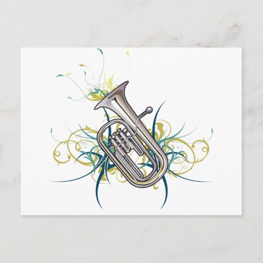 Confetti Baritone Briefkaart (Voorkant)