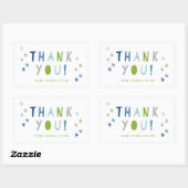 Confetti Bash | Kinder partij dank u sticker (Vel)