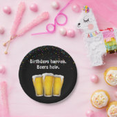 Confetti Birthday Beers Papieren Bordje (Feest)