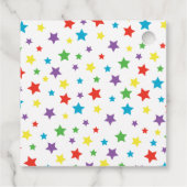 Confetti Birthday Cake Favor Gift Labels (Achterkant)